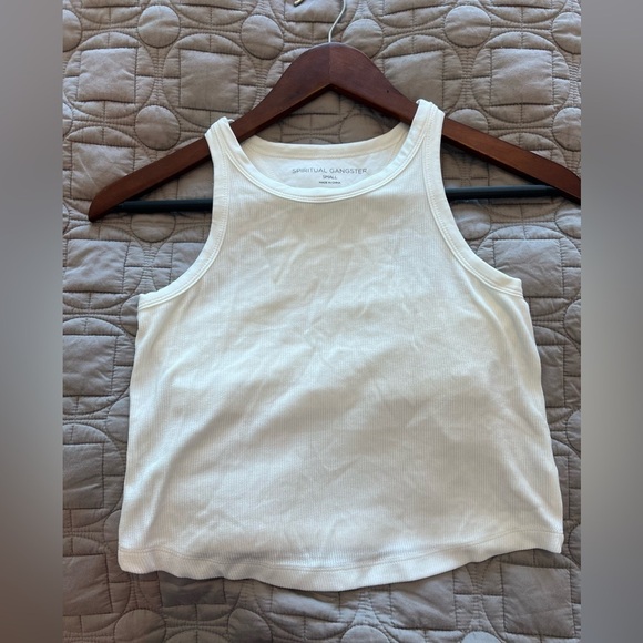 Spiritual Gangster White Tank Top - Picture 8 of 13